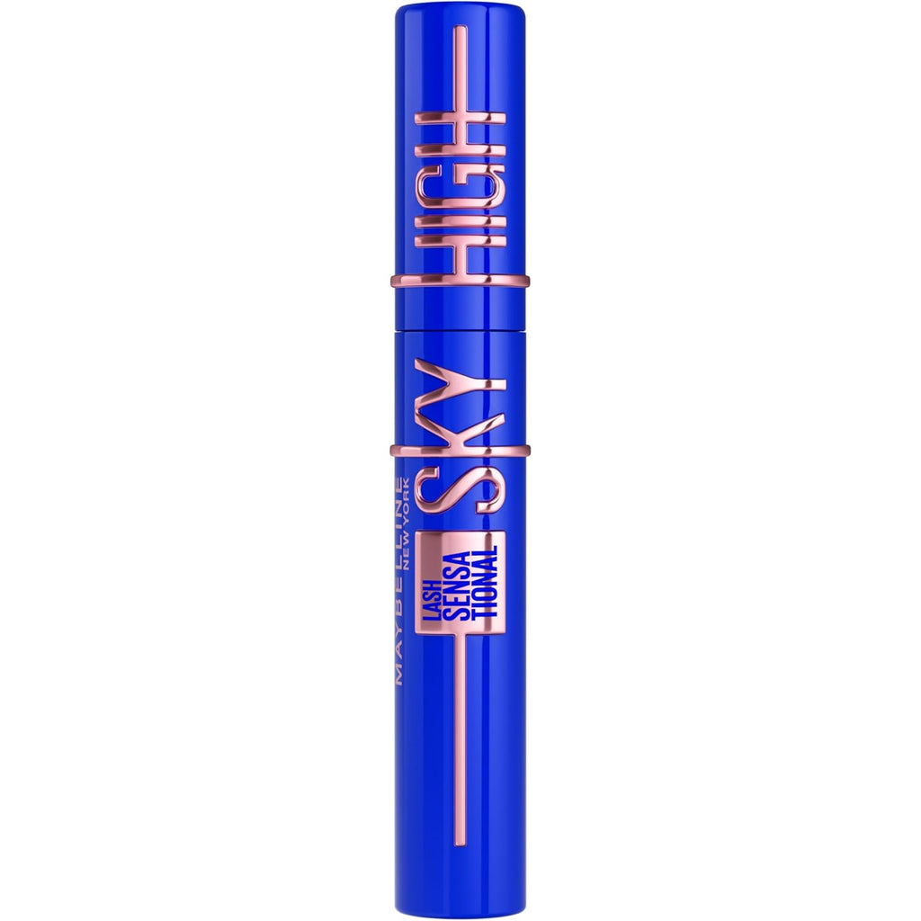 Maybelline Lash Sensational Sky High Washable Mascara Makeup, Volumizing, Lengthening, Defining, Curling, Multiplying, Buildable Formula, Blackest Black, 1 Count