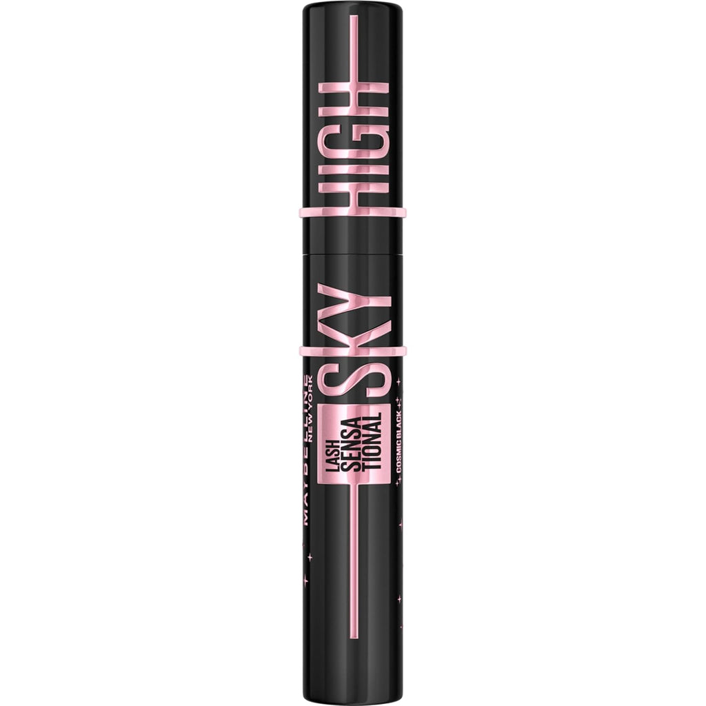 Maybelline Lash Sensational Sky High Washable Mascara Makeup, Volumizing, Lengthening, Defining, Curling, Multiplying, Buildable Formula, Blackest Black, 1 Count