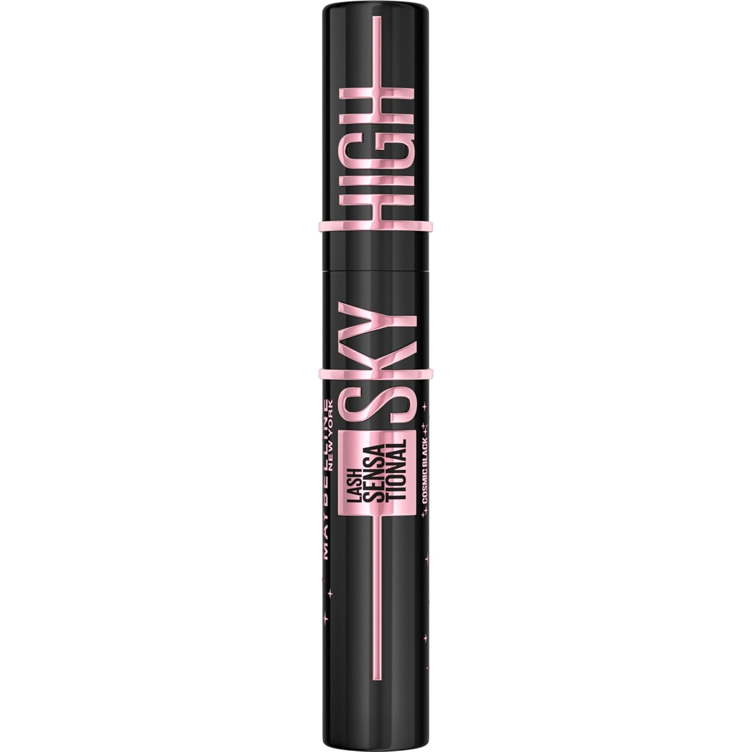 Maybelline Lash Sensational Sky High Washable Mascara Makeup, Volumizing, Lengthening, Defining, Curling, Multiplying, Buildable Formula, Blackest Black, 1 Count