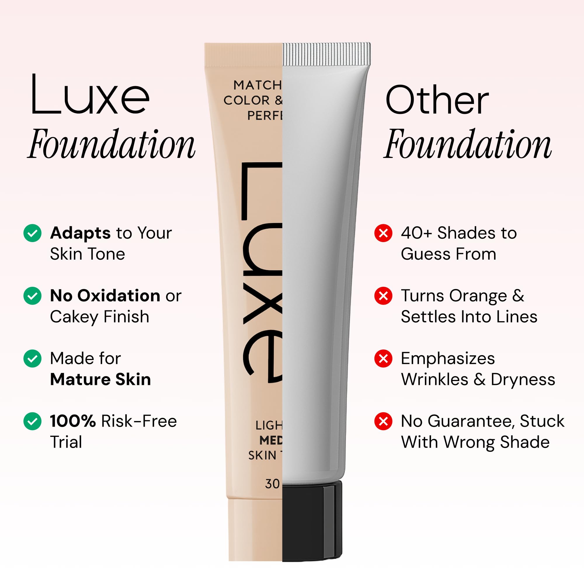 Luxe Color Changing Foundation – Light